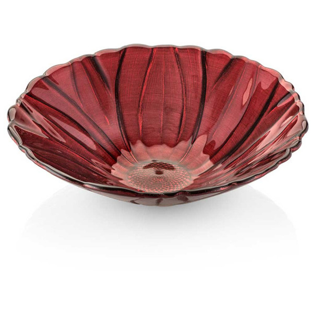 Чаша IVV Магнолия 25см красная