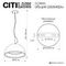 Подвесной светодиодный светильник Citilux Floom CL736252