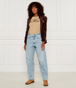 Кожаные ботильоны ABIGAIL Michael Kors - коричневый(40F4ABME5S)