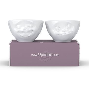 Набор чаш laughing & tasty, 100 мл, белый, 2 шт.