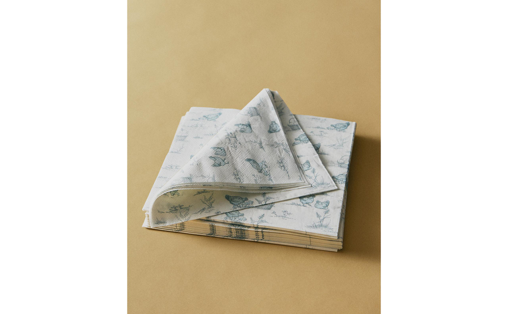 Бумажные салфетки Zara Home, бежевый, 20 шт., 6280/022