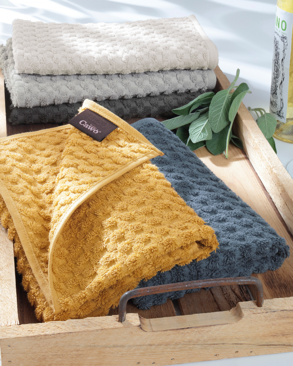 Полотенце для кухни 50x50 Cawo Cuisine Pro Uni 520 111 синее