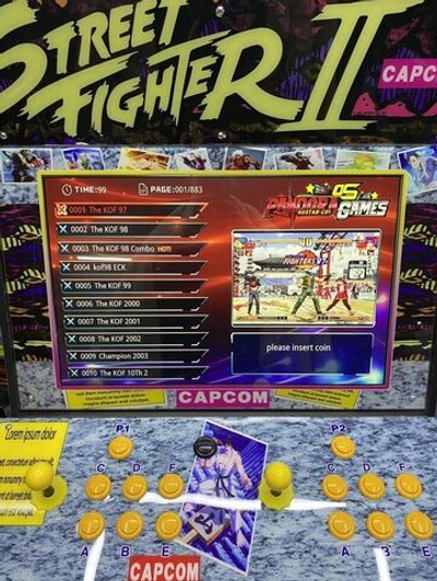 Детский аркадный автомат для кафе «Мультигейм» 3240 игр