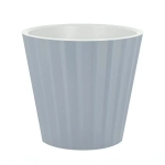 Горшок для цветов пластиковый 2л d-16см «Sand» с дренажной вставкой, утренний туман