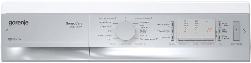 Узкая стиральная машина Gorenje WS 6 Z23W