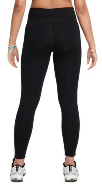 Брюки для девочки теннисные Nike Sportswear Classic High-Waisted - black/white