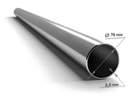 трубы электросварные 76х3.5 дл 6000