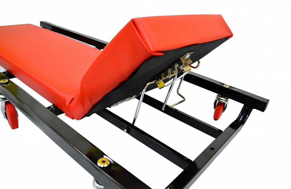 Лежак подкатной низкопрофильный красный GWC-2 Great Wolf