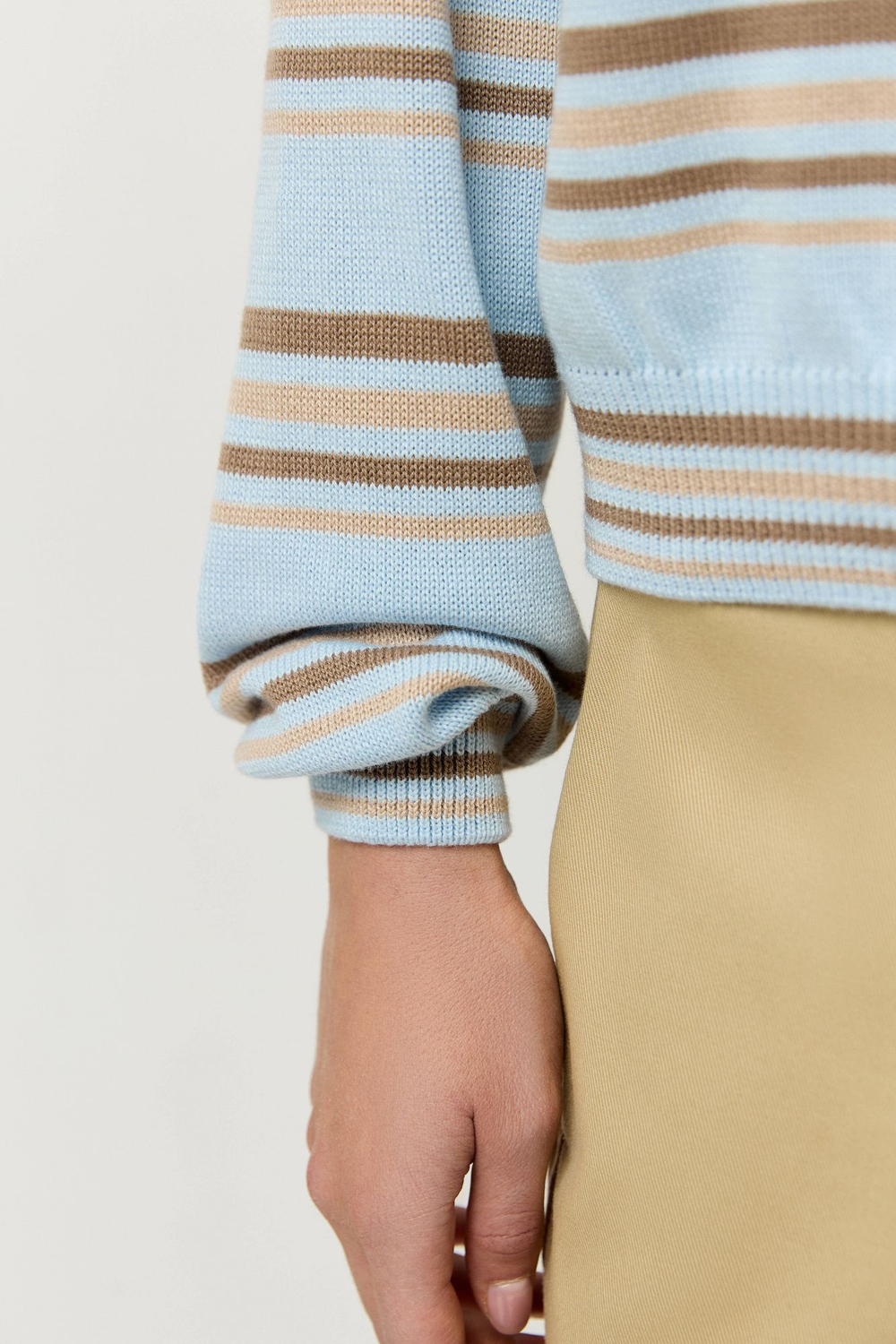 Поло в полоску из хлопка