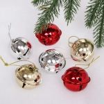Украшение новогоднее «Бубенчики» 4 см (набор 6 шт), Микс цветов