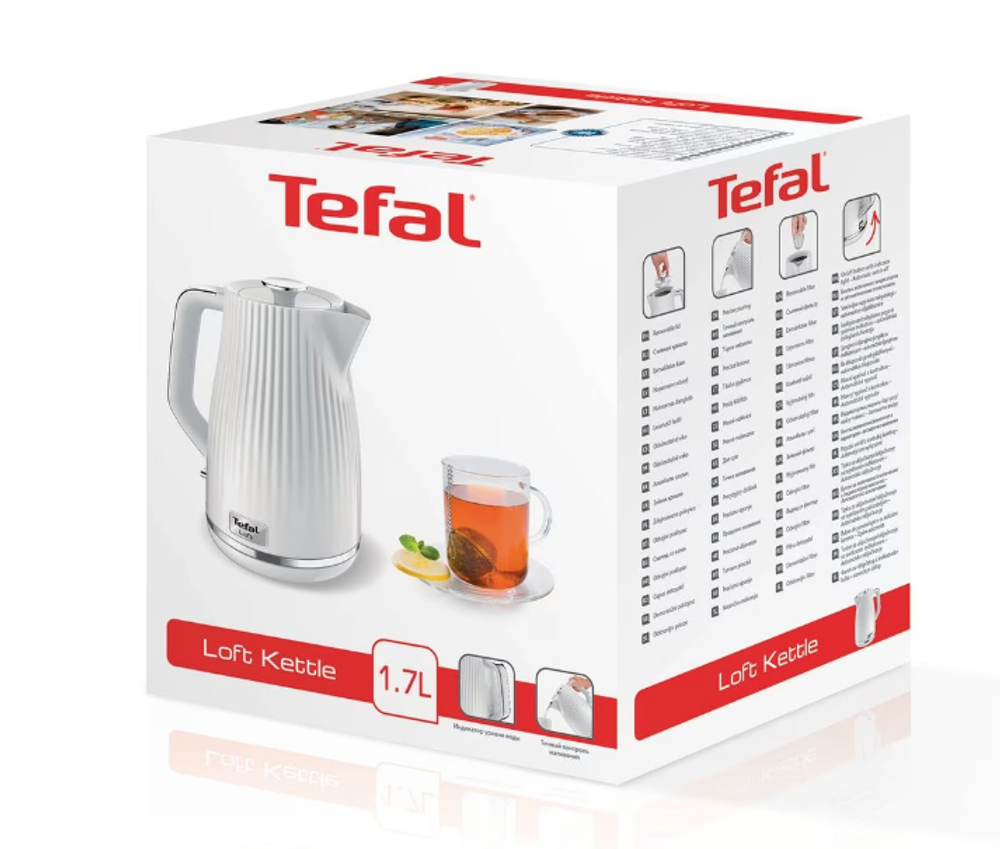 Электрочайник Tefal Loft KO250130 (h)x