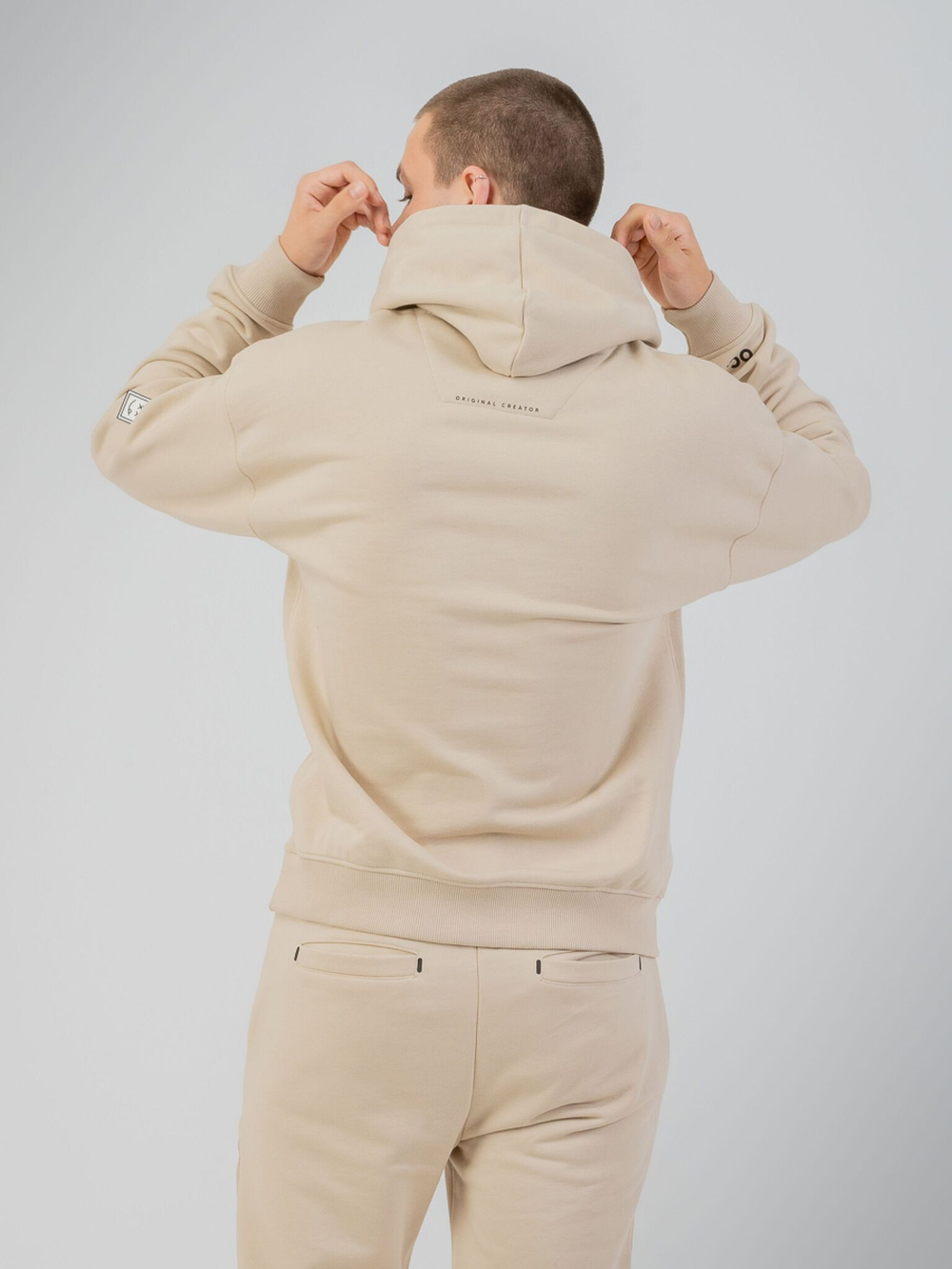 Худи мужское ORIGINAL CREATOR ERROR_404 HOODIE, Бежевый