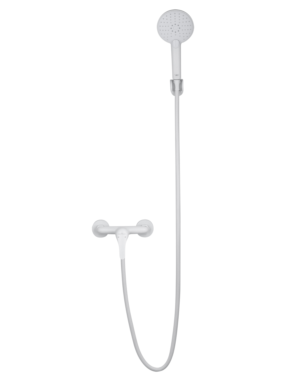 Смеситель для душа WONZON & WOGHAND, Белый матовый (WW-4540-MW)