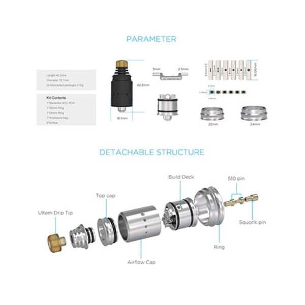 Купить Vandy Vape Berserker MTL RDA