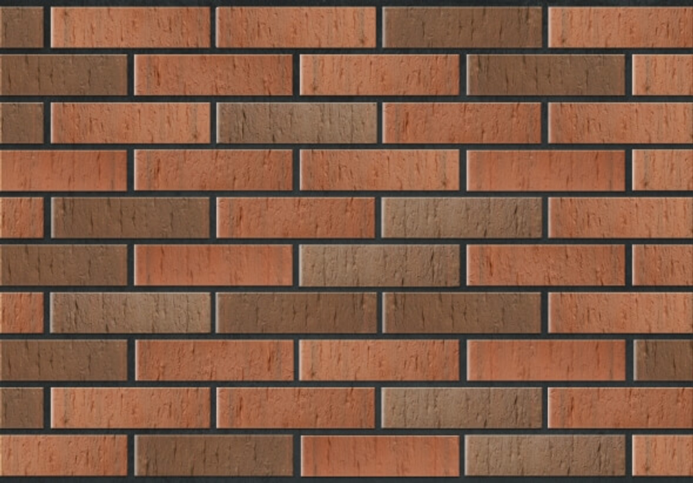 Кирпич лицевой славянский МОККО-BUNT-КРОСТА Евро, 0,7 NF