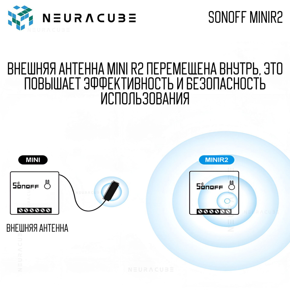 Умное WiFi Реле Sonoff MINIR2 (Работает с Алисой)