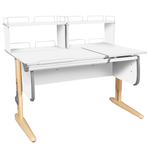 Растущая парта Дэми СУТ 25 с задними полками СУТ.15.240 (1200×880 мм)