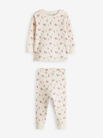 Пижама для девочки Next Q96-755, 3 шт., Розовый, Молочный