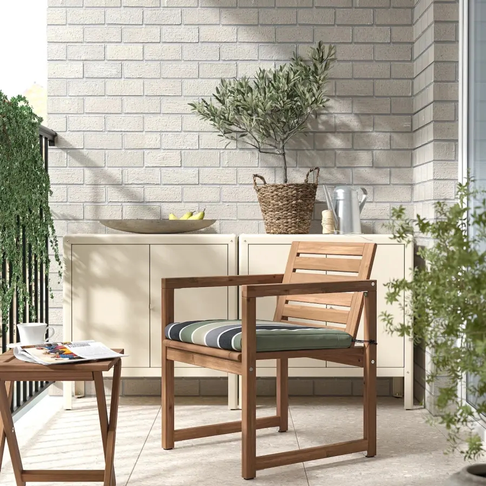 Стул  - NÄMMARÖ / NАMMARО IKEA/  НАММАРО ИКЕА,  78х56 см, коричневый