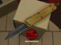 Нож Microtech Troodon Ultem Magnacut D/E (солнечная вспышка) эксклюзив RED-Knives RK-531