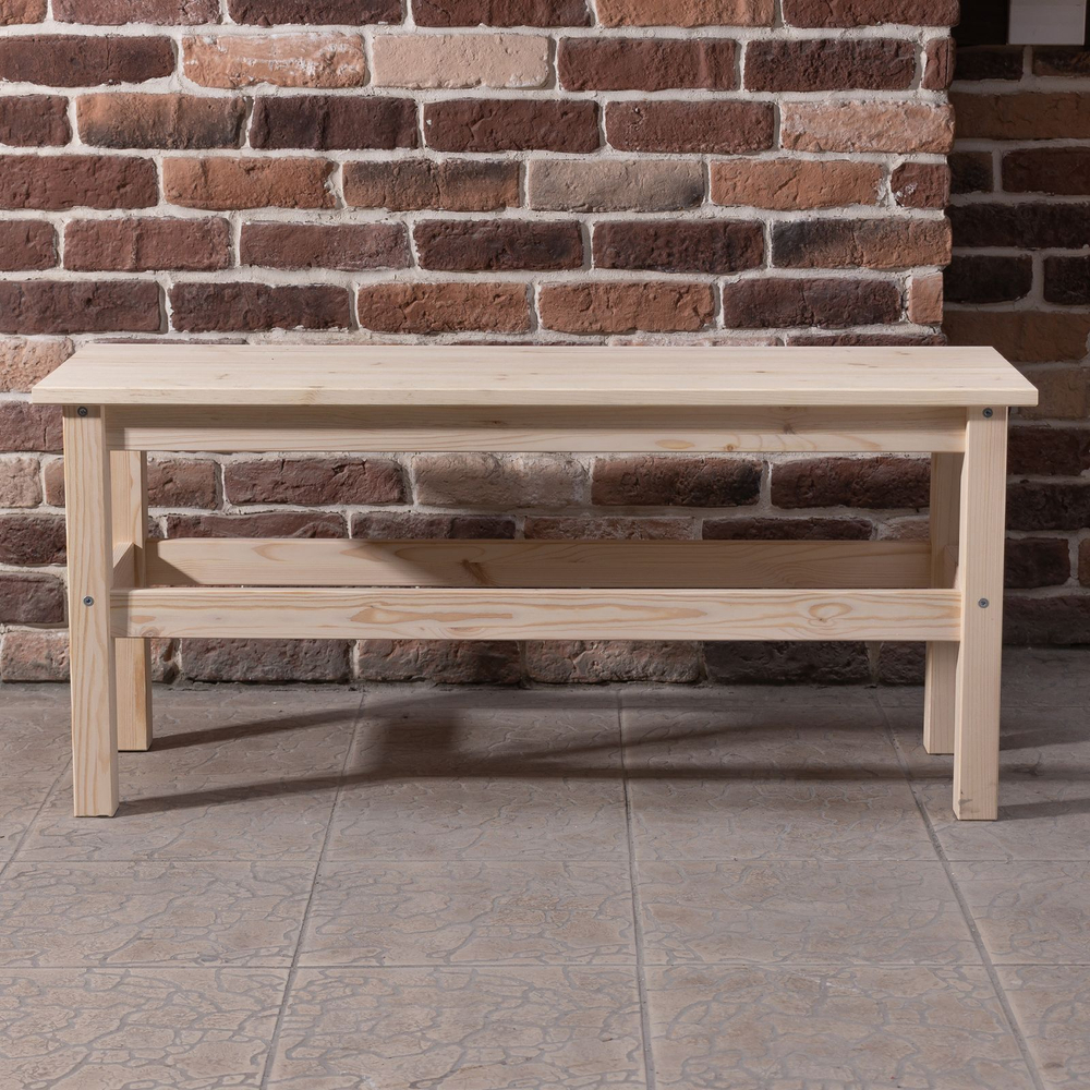 Скамья деревянная Ральф для дома и сада из массива сосны