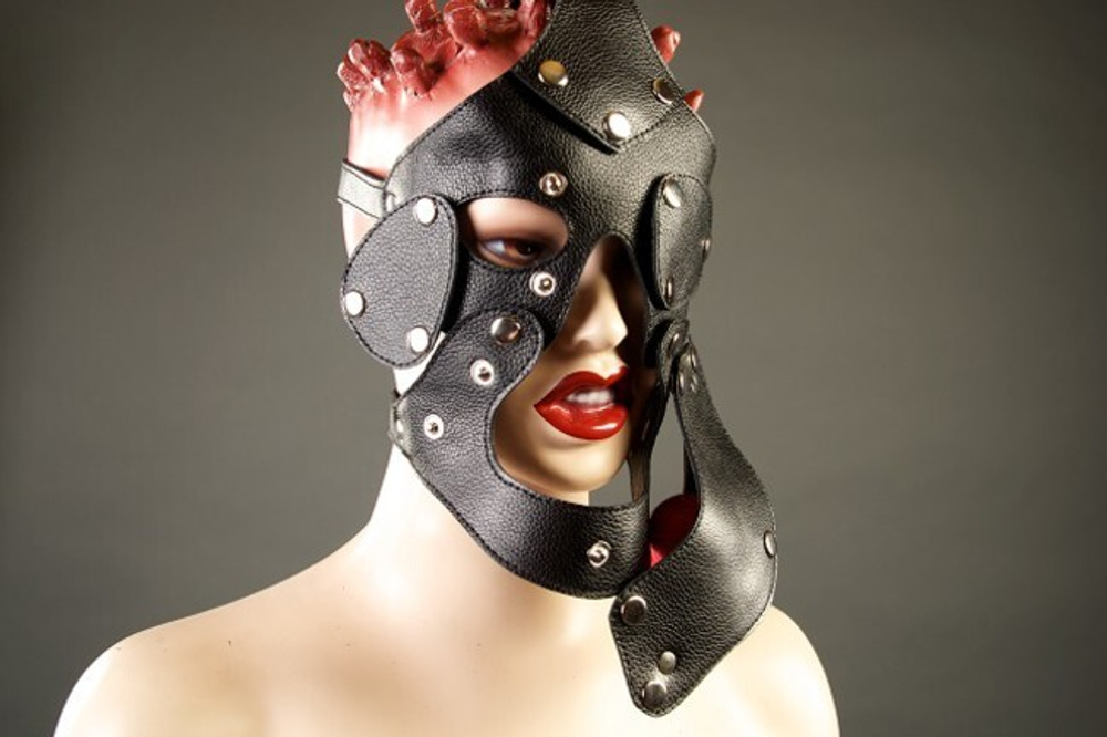 Маска с кляпом трансформер (Цвет: черный)