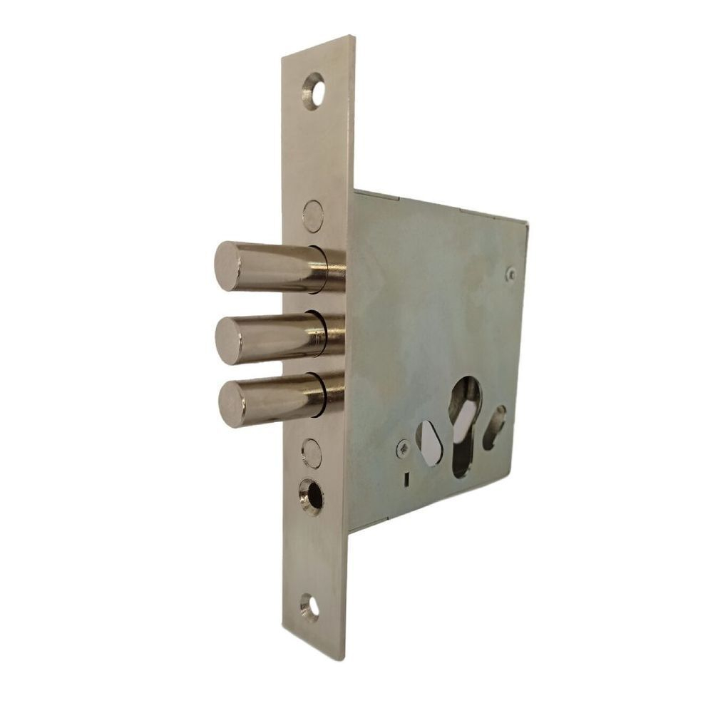 Замок врезной Зенит, ЗВ1.010, БП-00012706, без ручки, цилиндровый, никель