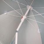 Зонт пляжный СЛЕДОПЫТ с наклоном, d - 210см, h - 220см, d штока 22/25мм, Oxford 210D, цв. бирюзовый/