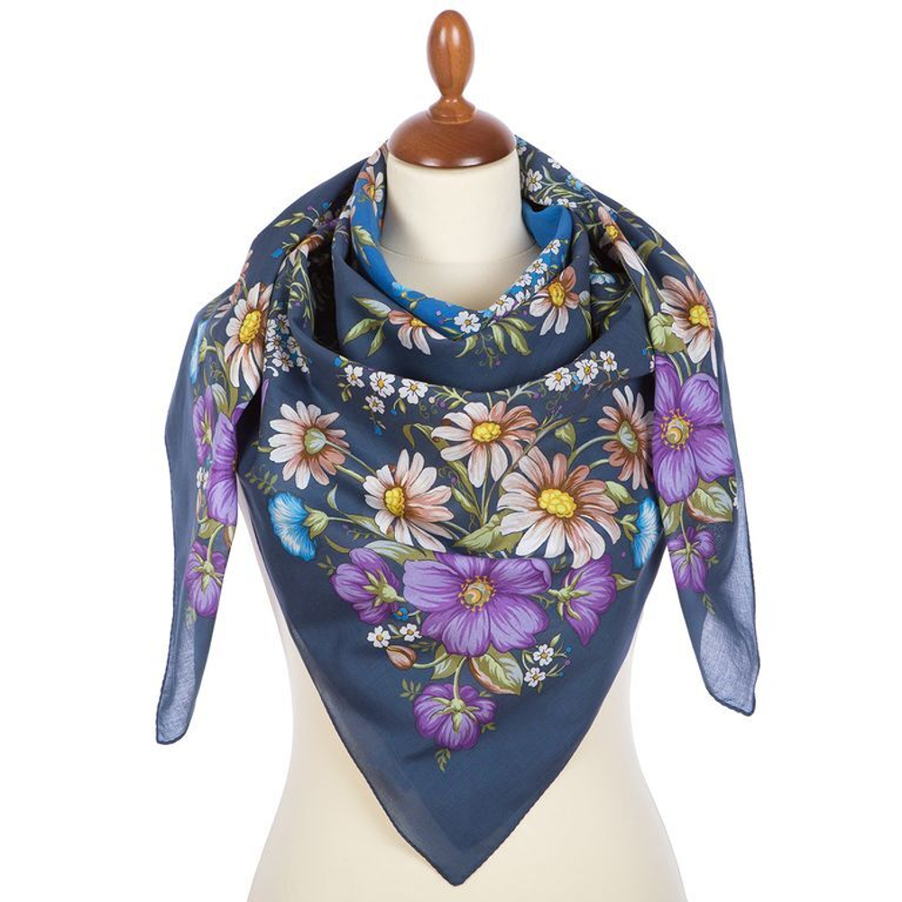 Павловопосадский платок Солнечный танец 1711-14