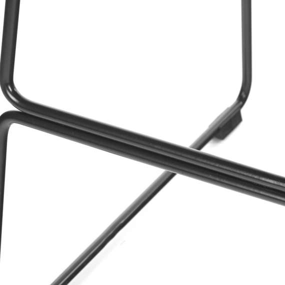 Барный стул Vivo 75 см, черный с мягкой подушкой