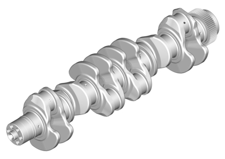 536.1005010 Вал коленчатый в сборе
