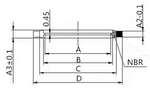 Резинометаллические уплотнения USIT R d=3/8" POWERMASTER