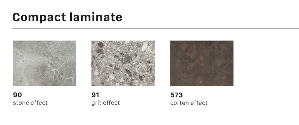 Столешница каплевидная Compact Laminate для подстолья Tripe Maxi