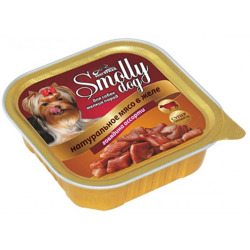 Зоогурман корм консервированный для собак смолли дог
