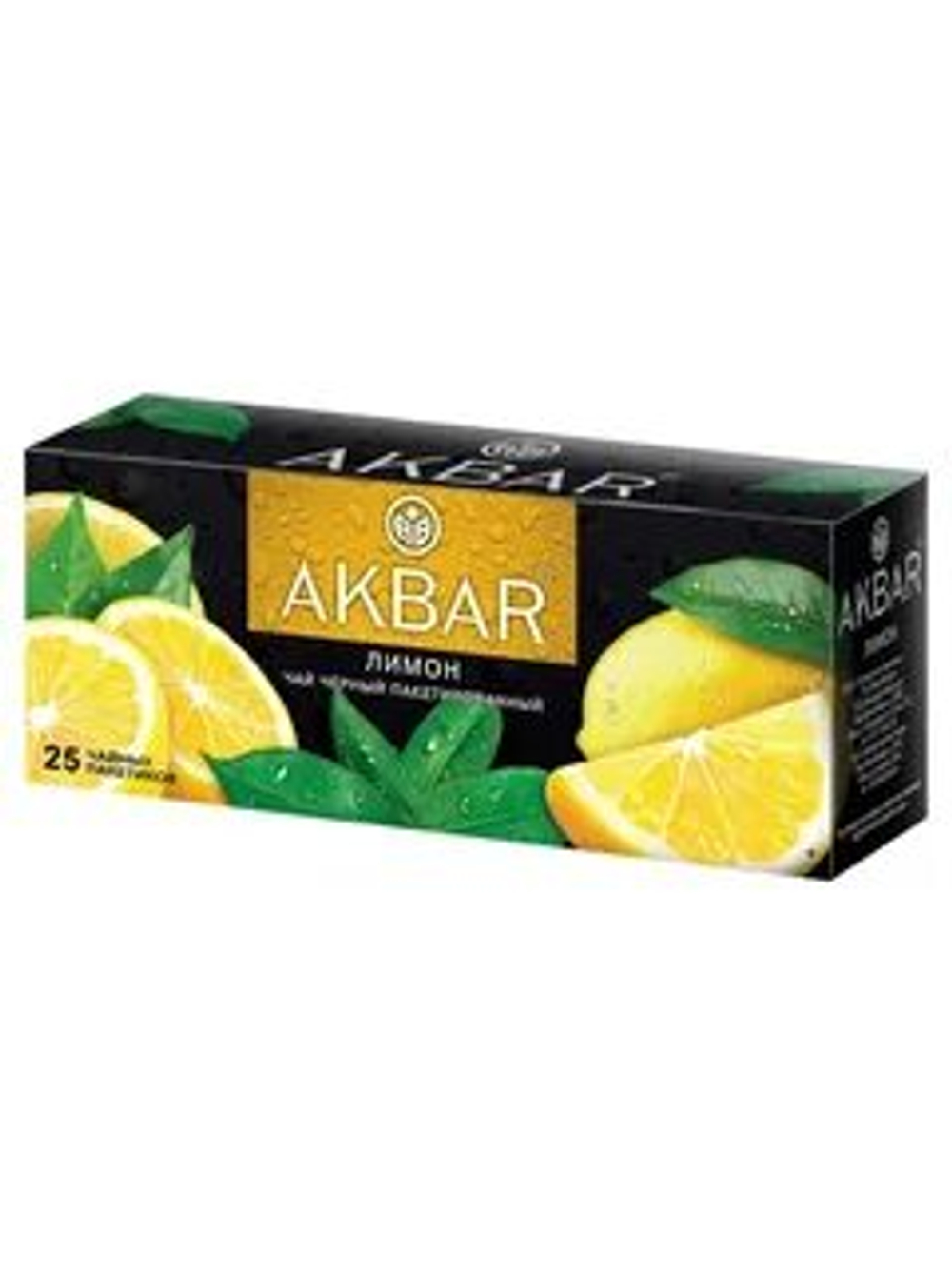 "                Акбар 25пак/15 черн. лимон с/я ООО""Яковлевская ЧФ"" "