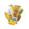Жидкость Slurm (Слёрм) с ароматом &quot;Pineapple Fresh&quot; (Кислый Ананасовый Сок), 10мл, 15мг