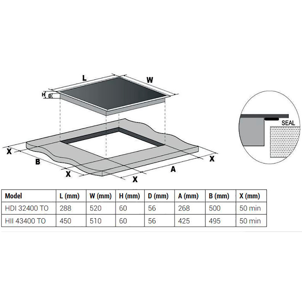 Электрическая варочная панель Beko HDI32400TO