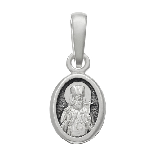 Образок из серебра/Частичное чернение/С подвижным ухом/Лука