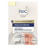 RoC, Derm Correxion®, двойной крем для области вокруг глаз, улучшенный ретинол и пептиды, без отдушек, 10 мл (0,34 жидк. унц.) каждый