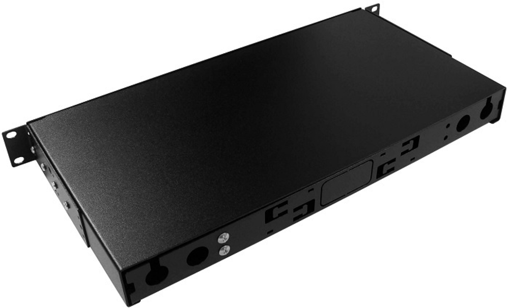 Кросс оптический стоечный 19" выдвижной 1U TELCORD КС-П-24DLC-1U-BK
