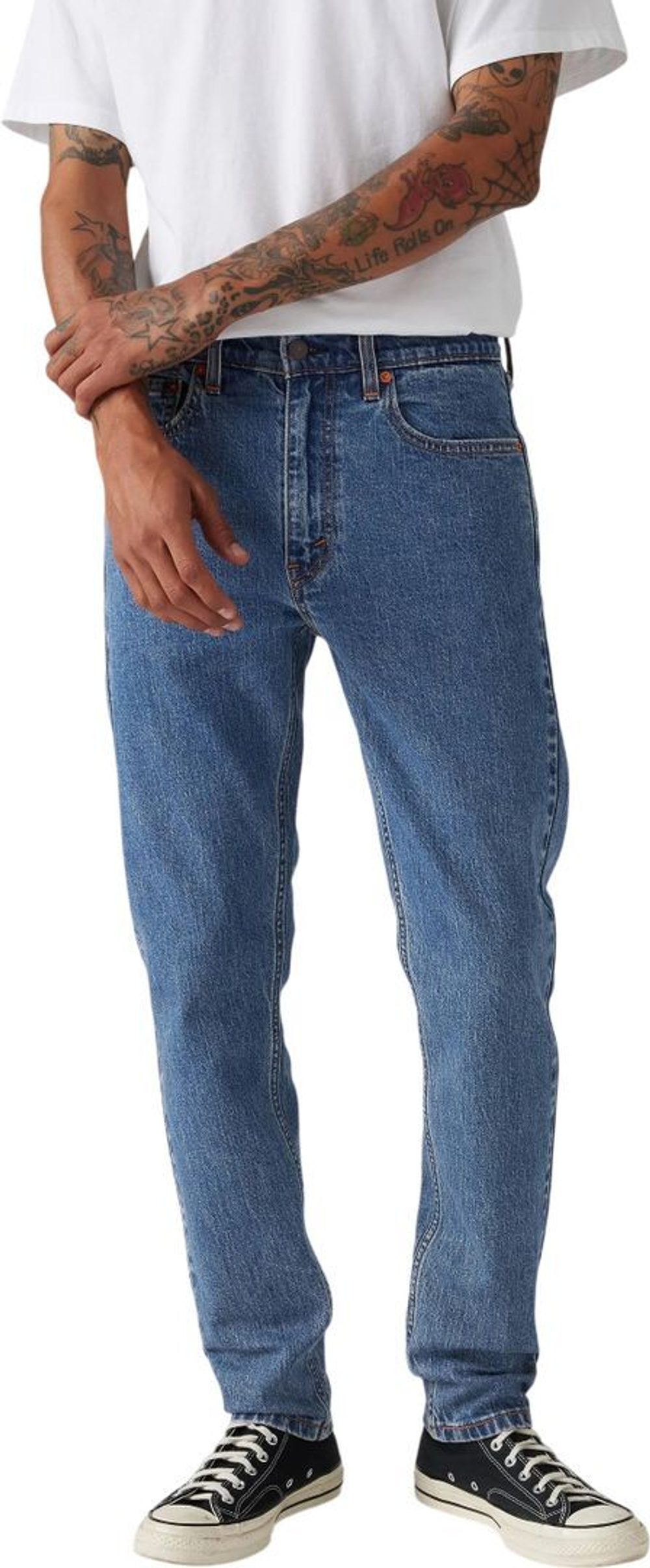 Джинсы Levis 515 SLIM FIT STRAIGHT MED INDIGO - WORN IN синий