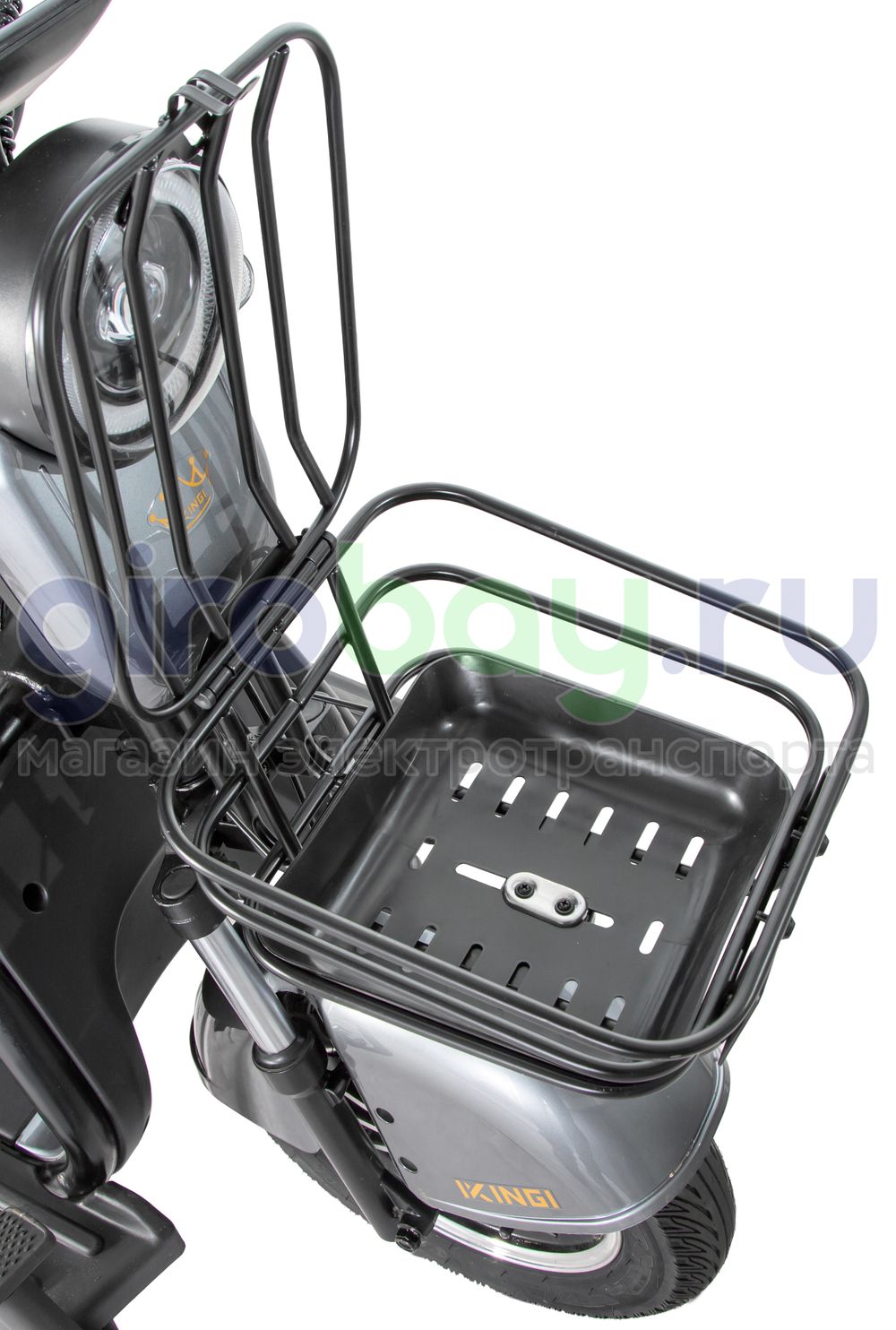 Электроскутер IKINGI SIBTRIKE 1000W (60V/25Ah) - Серый фото №17