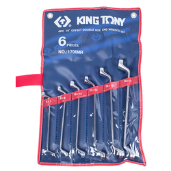 KING TONY (1706MR) Набор накидных ключей, 6-17 мм, 6 предметов