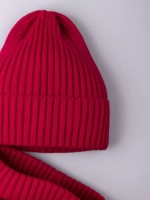 Шапка и снуд для девочки осенние