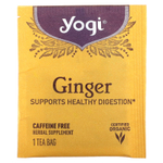 Yogi Tea, Органический имбирь, 16 чайных пакетиков, 32 г (1,12 унции)