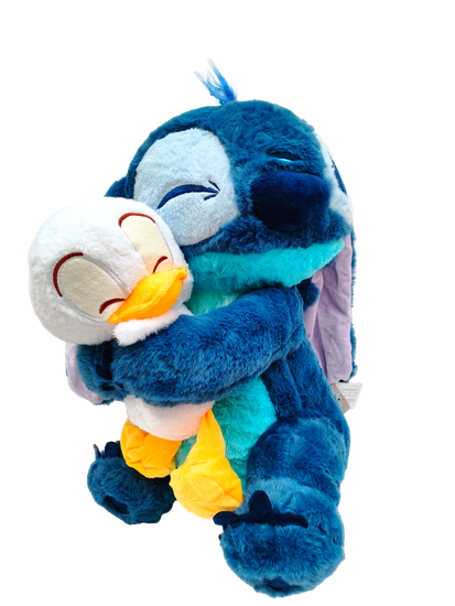 Мягкая игрушка Стич с утёнком 45см