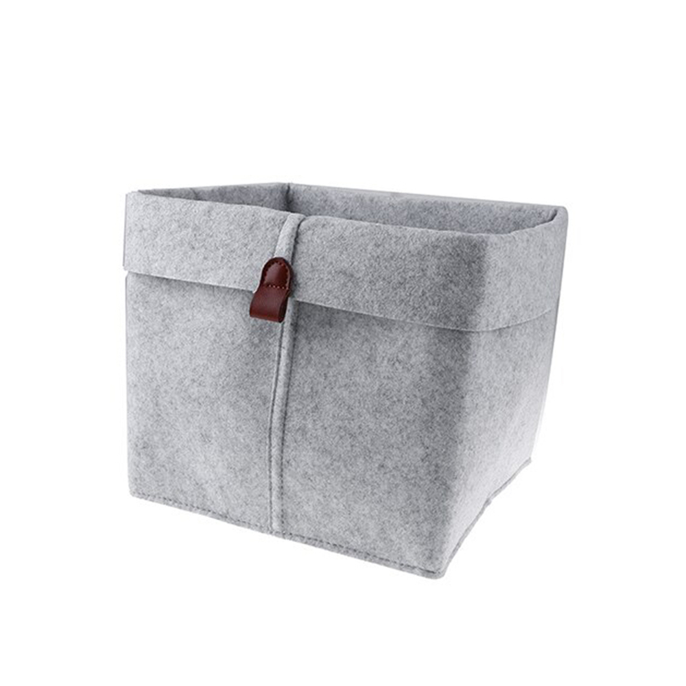 Корзина для хранения "Фетр", Д230 Ш230 В265, серый