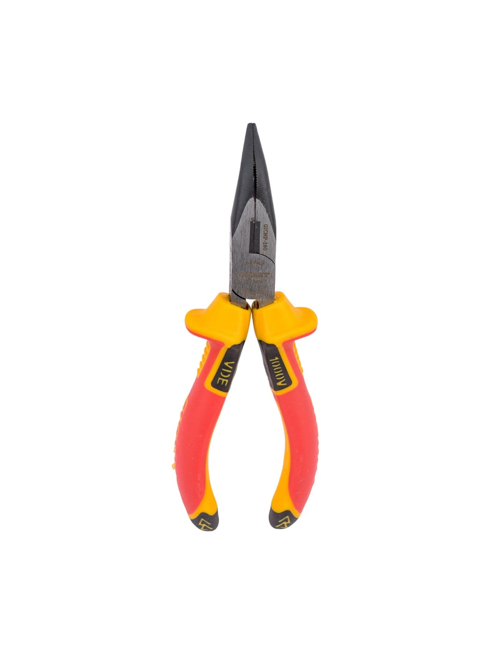 Изогнутые изолированные длинногубцы Gigant 160 мм GICNP-160