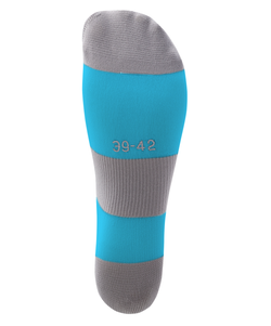 Гетры футбольные CAMP BASIC SOCKS, бирюзовый/серый