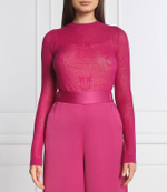 Хлопковый свитер cocarum Pinko - фуксия(1G182N A02P)